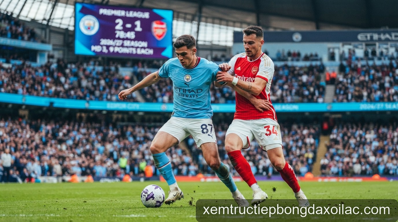 Premier League 2026/27: Man City và Arsenal so kè từng điểm số trong giai đoạn khởi đầu