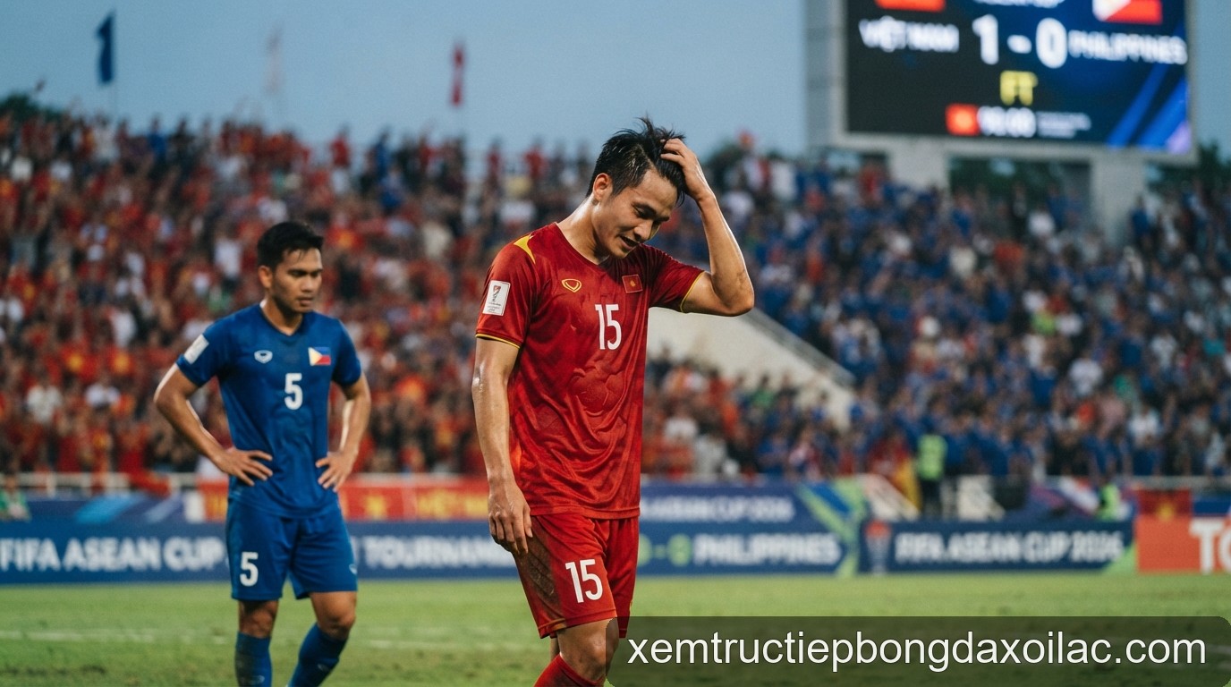 Việt Nam 1-0 Philippines: Chiến thắng tối thiểu và bài toán hàng công tại FIFA ASEAN Cup 2026